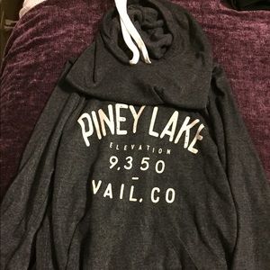 Fleece lined sweatshirt